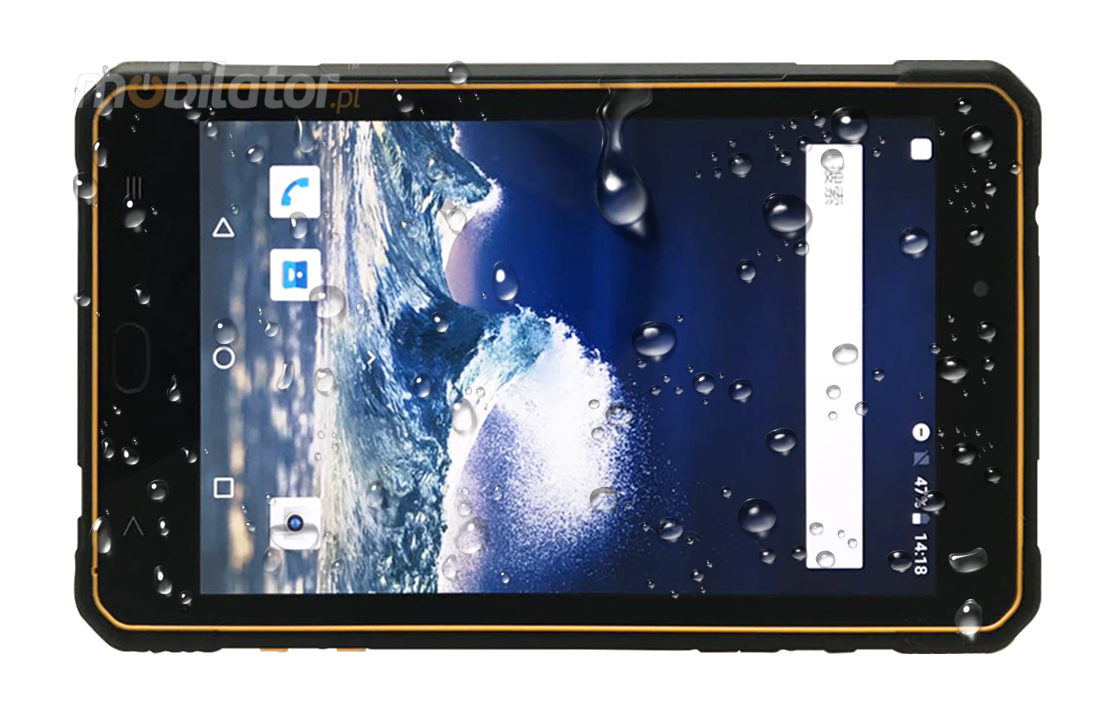wodoodporny wstrzsoodporny przemysowy wytrzymay odporny tablet NFC 4G  wojskowy IP65 MIL-STD 810G skaner kodw kreskowych 1D 2D